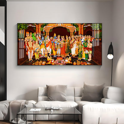 Srinivasa Kalyanam Premium Acrylic Horizontal Wall Art