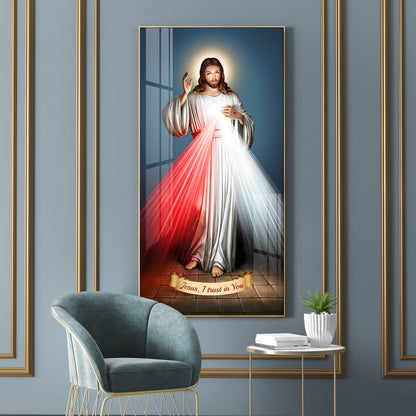 Jesus Christ Premium Acrylic Vertical Wall Art