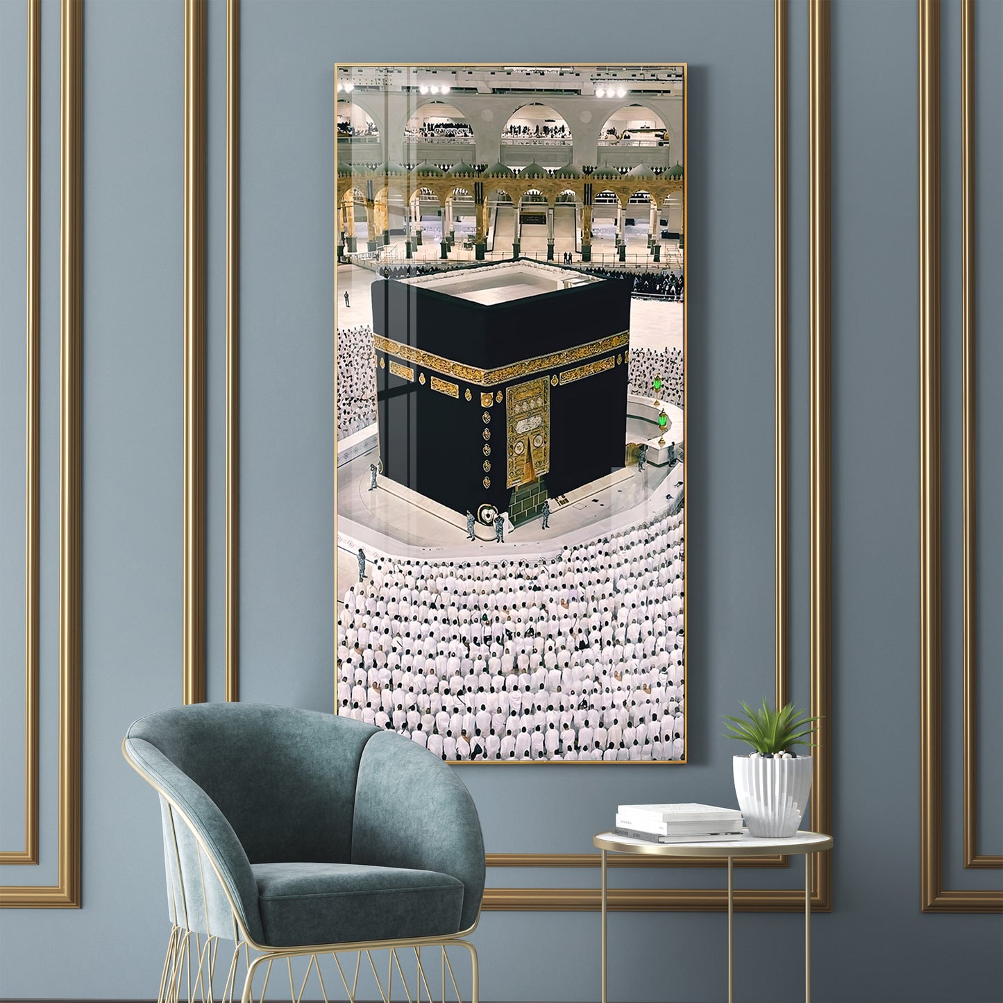 Mecca Premium Acrylic Vertical Wall Art