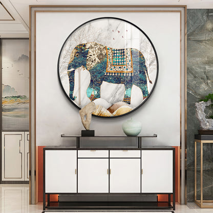 Majestic Alpha Premium Acrylic Round Wall Art