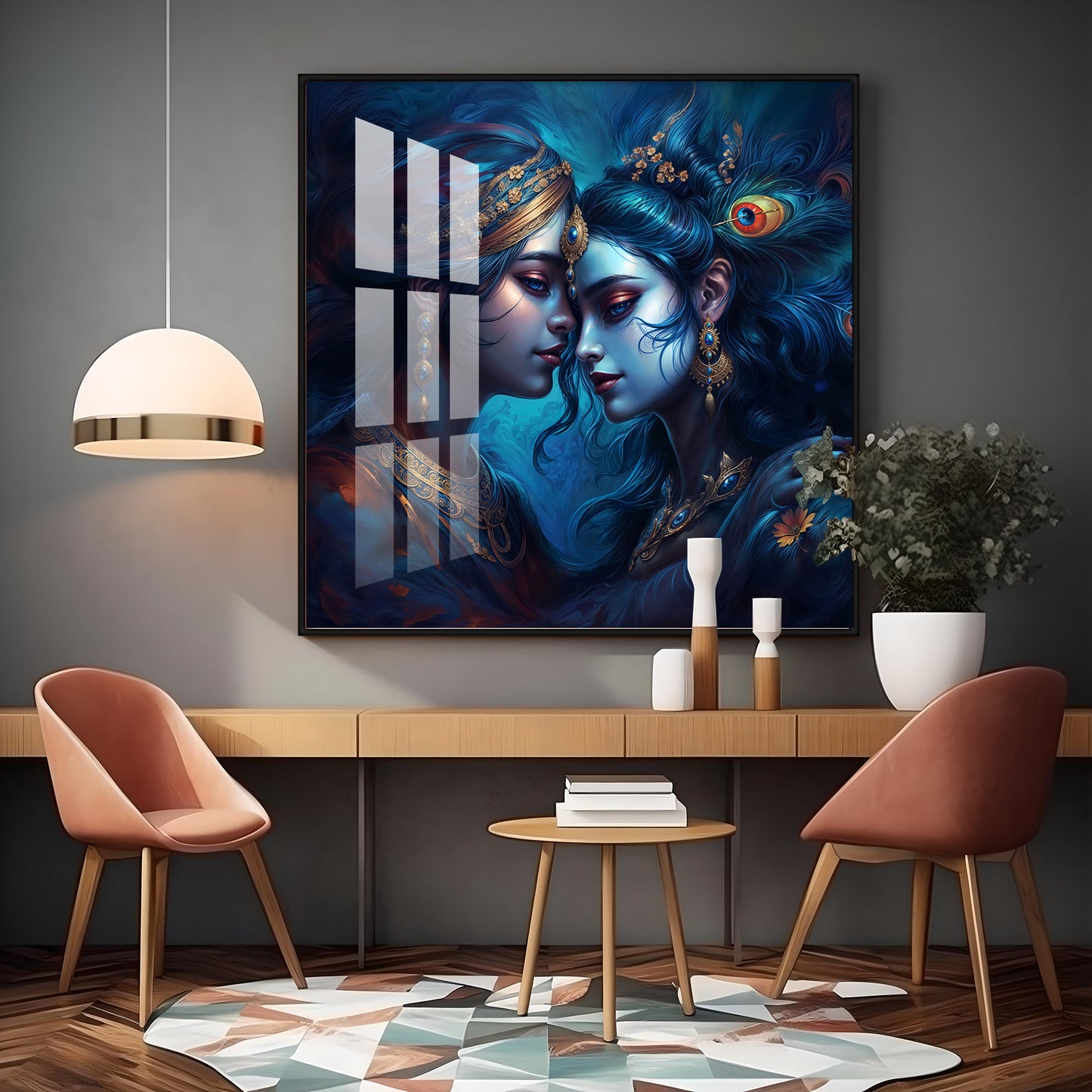 Eternal Love Premium Acrylic Square Wall Art