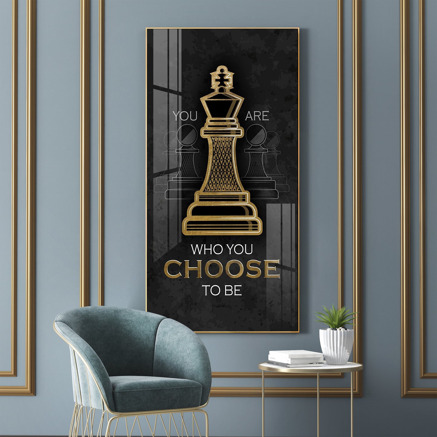 Who You Choose To Be Premium Acrylic Vertical Wall Art