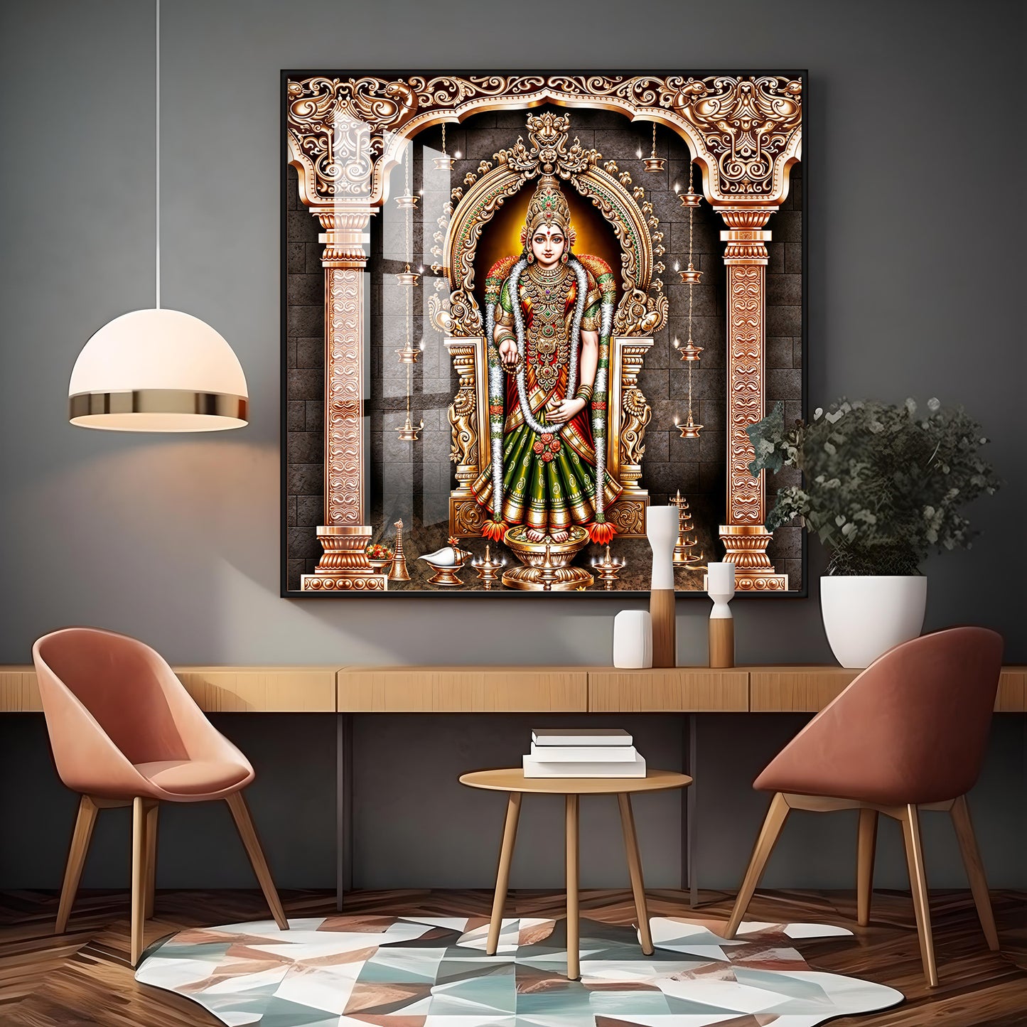 Goddess Grace Premium Acrylic Square Wall Art