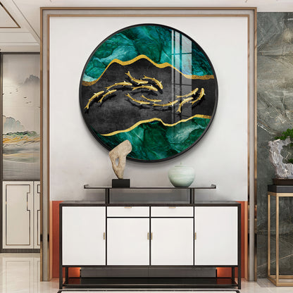 Regal Fish Premium Acrylic Round Wall Art