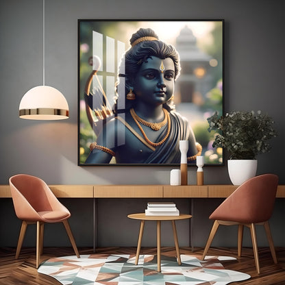 Baal Ram Premium Acrylic Square Wall Art