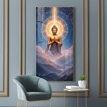 Gautama Buddha Premium Acrylic Vertical Wall Art