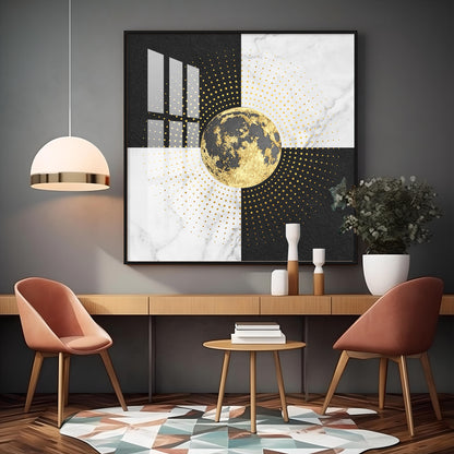 Golden Universe Premium Acrylic Square Wall Art