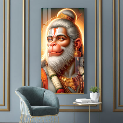 Jai Bajrang Bali Premium Acrylic Vertical Wall Art