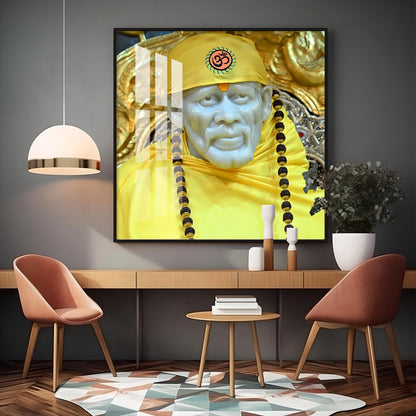 Jai Shree Sai Premium Acrylic Square Wall Art