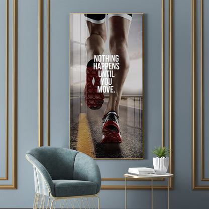 Fitness Enthusiast Premium Acrylic Vertical Wall Art