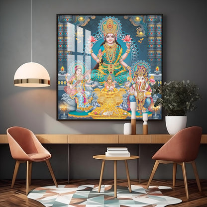 Enhanted Deities Blessings Premium Acrylic Square Wall Art