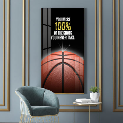 You Never Take Premium Acrylic Vertical Wall Art