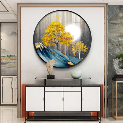 Dreaming Forest Premium Acrylic Round Wall Art