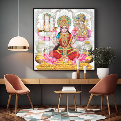 Radiant Deities Premium Acrylic Square Wall Art