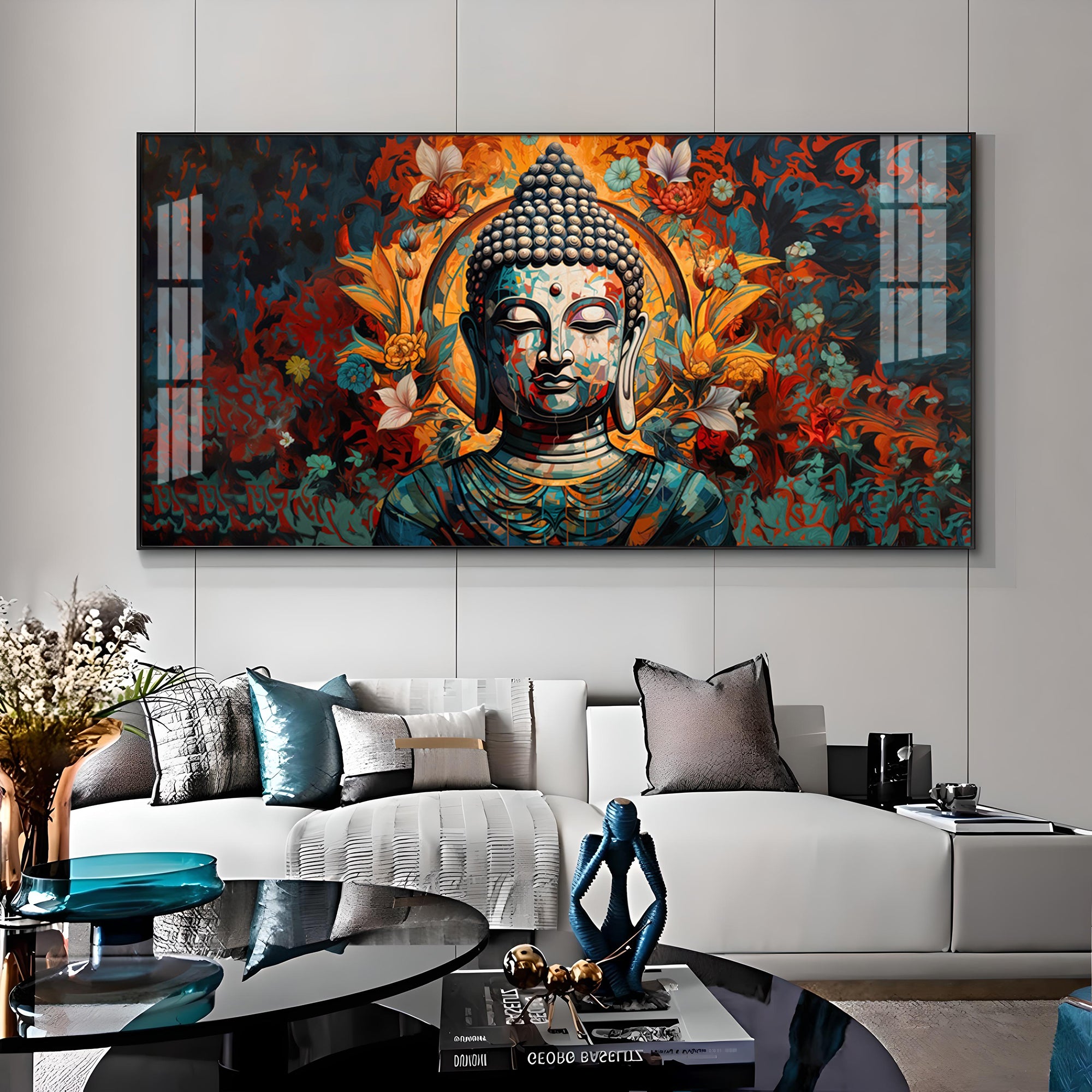 Enlightenment Buddha Premium Acrylic Horizontal Wall Art
