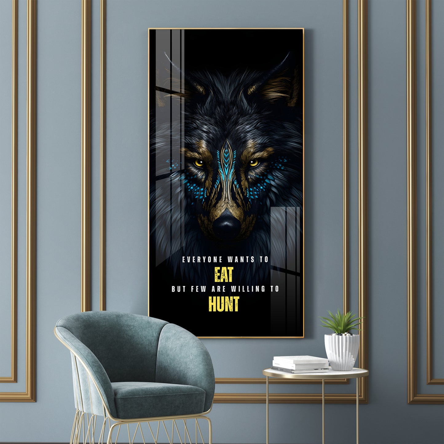 Everyone Wants To Eat Premium Acrylic Vertical Wall Art