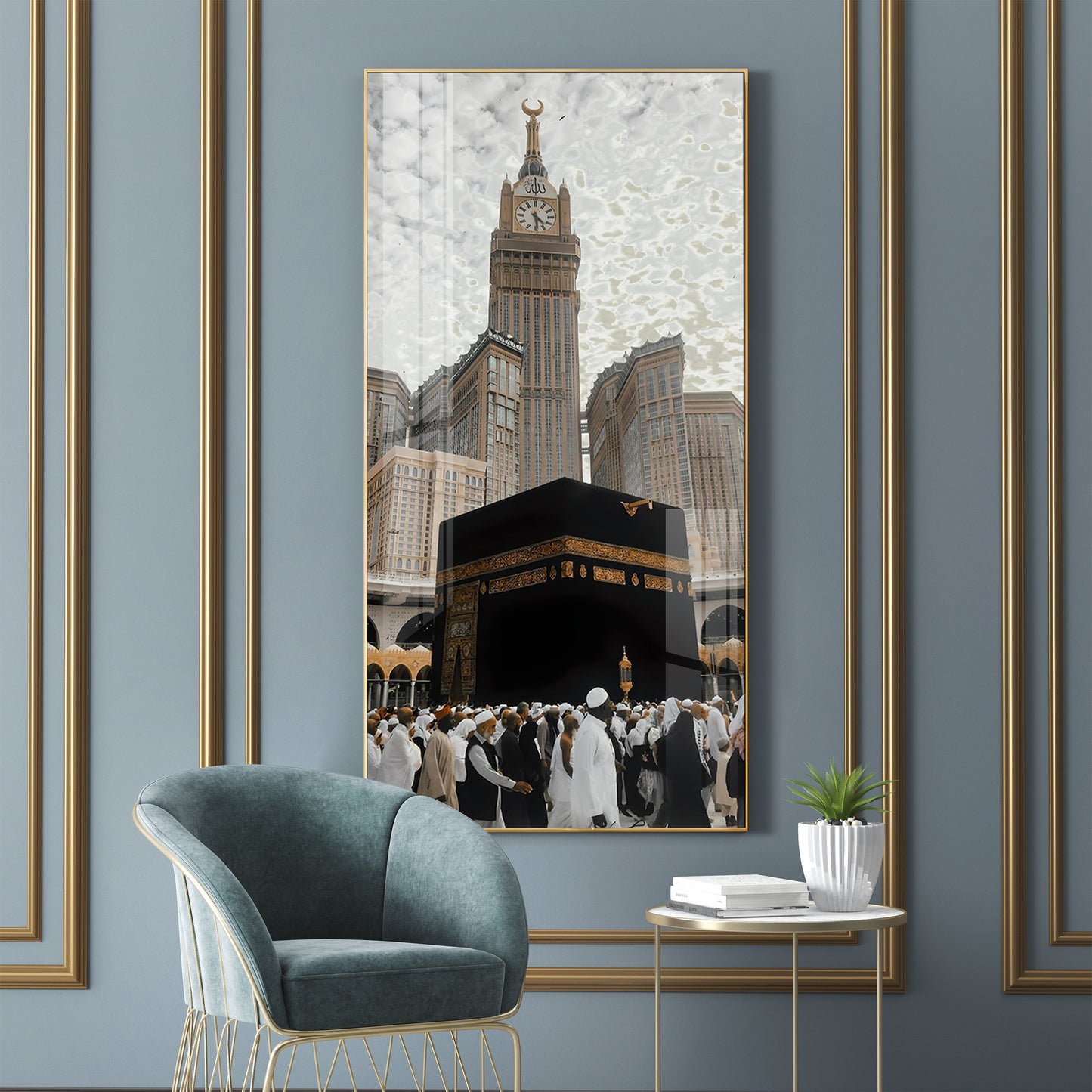 Holy Islamic Place Premium Acrylic Vertical Wall Art