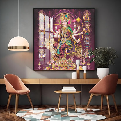 Radiant Divinity Premium Acrylic Square Wall Art