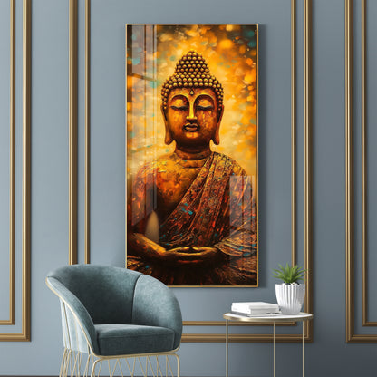 Buddha Serenity Premium Acrylic Vertical Wall Art