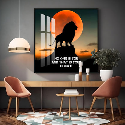 Be Your Own Boss Premium Acrylic Square Wall Art