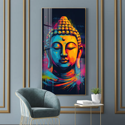 Stillness of The Mind Premium Acrylic Vertical Wall Art