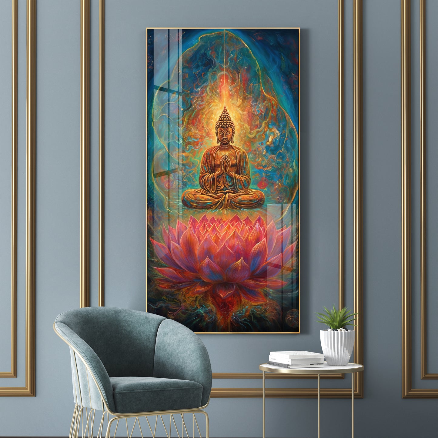 Positve Vibes Premium Acrylic Vertical Wall Art