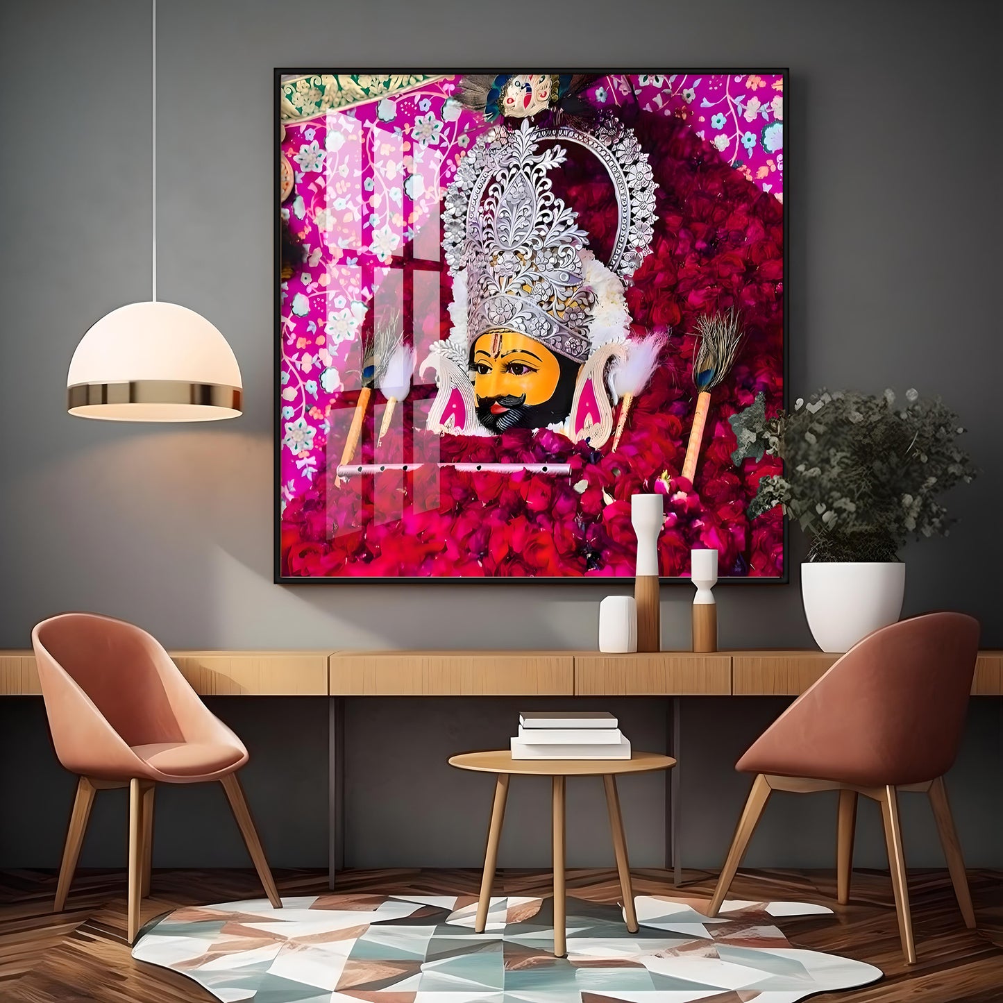 Barbarika Premium Acrylic Square Wall Art