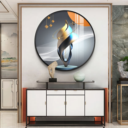 Modern Muse Premium Acrylic Round Wall Art