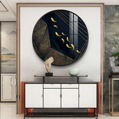 Golden Artwork Premium Acrylic Round Wall Art
