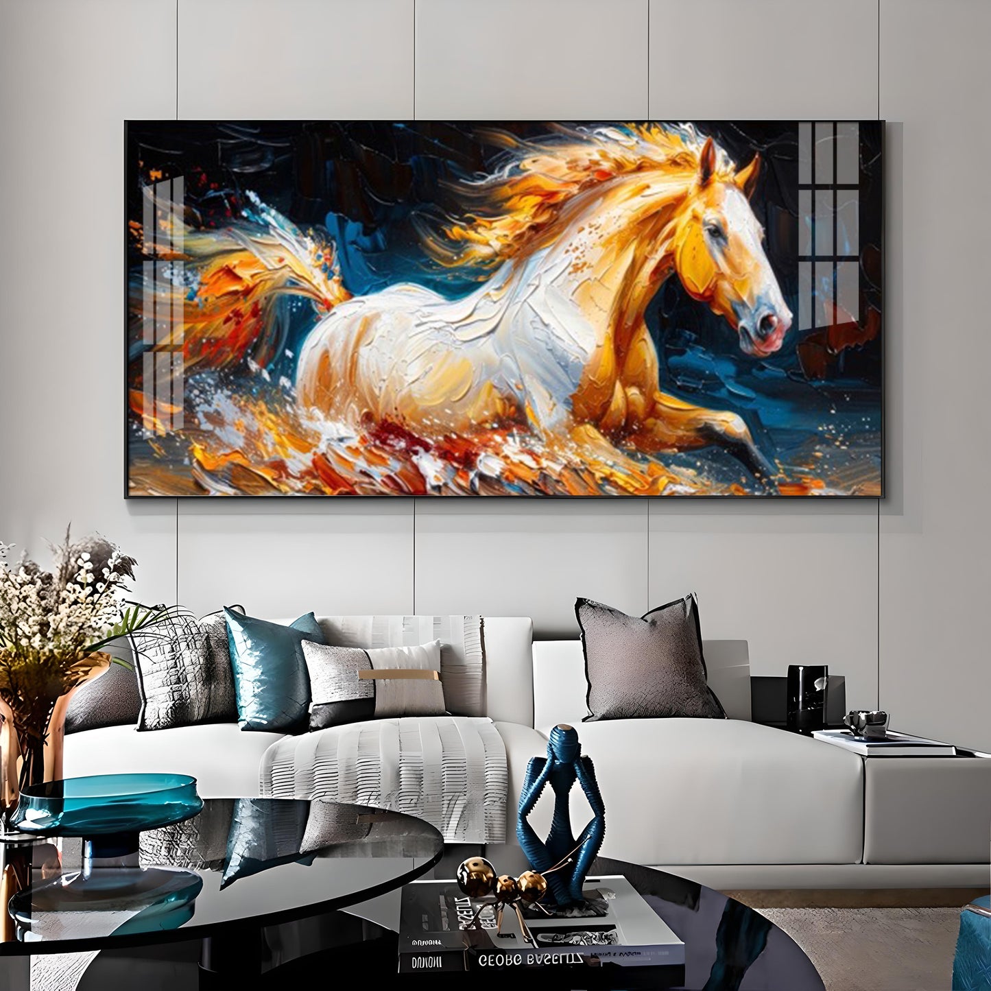 Fantasy Horse Premium Acrylic Horizontal Wall Art