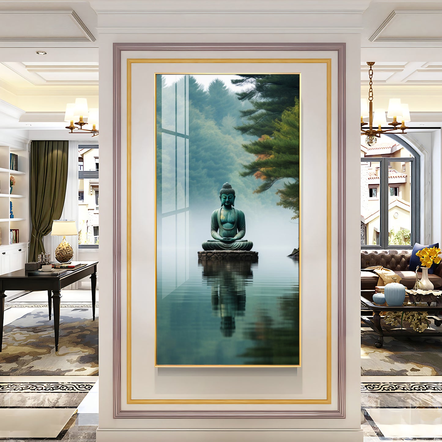 The Enlightened One Premium Acrylic Vertical Wall Art