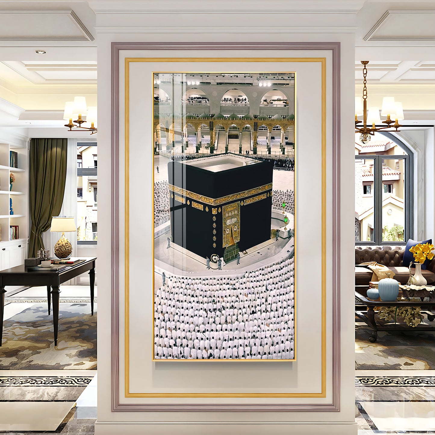 Mecca Premium Acrylic Vertical Wall Art