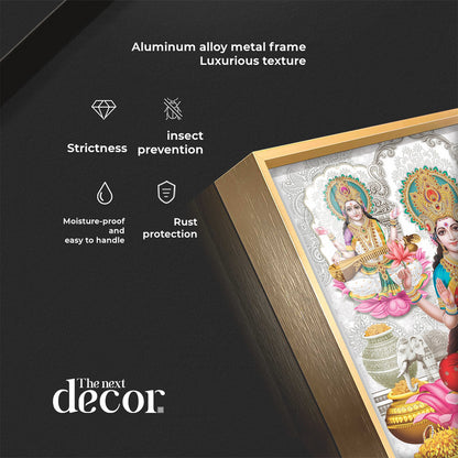 Radiant Deities Premium Acrylic Square Wall Art