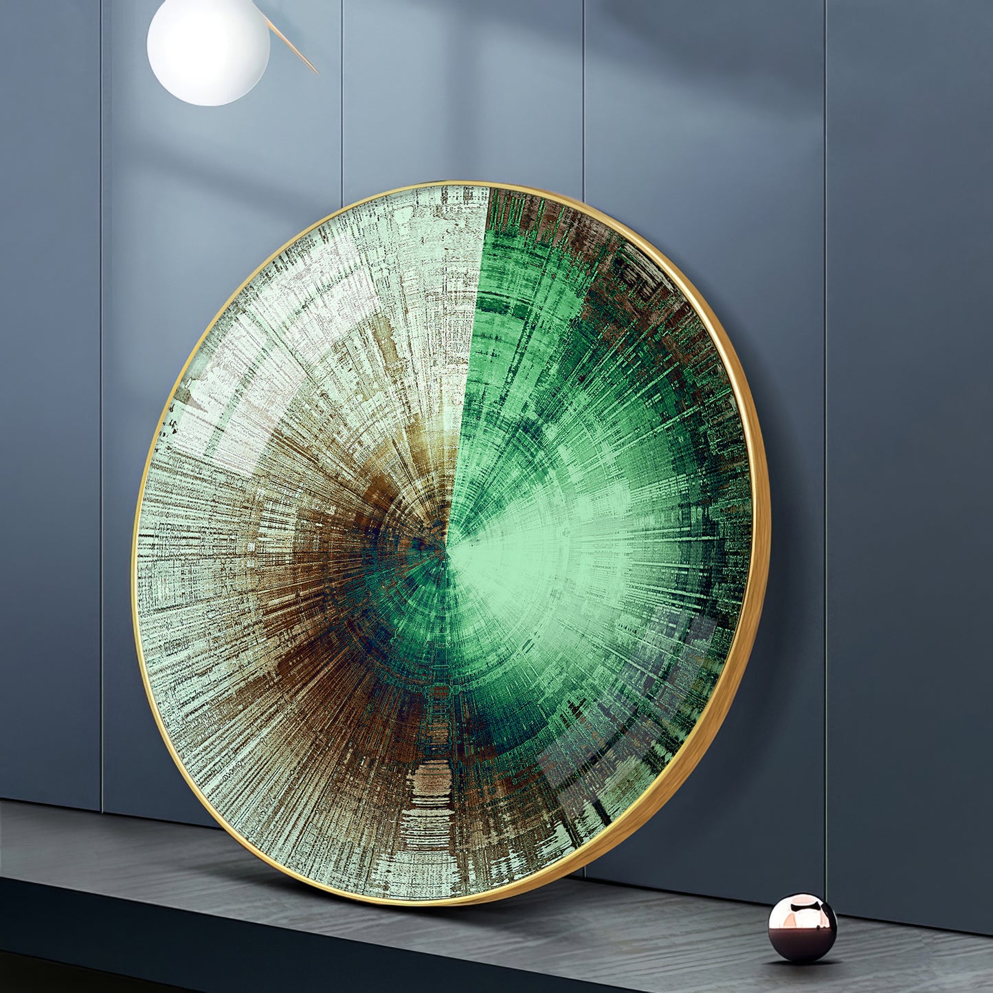 Sphere of Serenity Premium Acrylic Round Wall Art