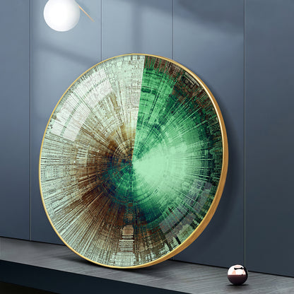 Sphere of Serenity Premium Acrylic Round Wall Art