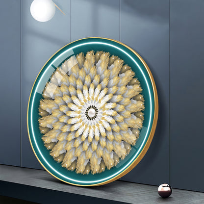 Majestic Whirl Premium Acrylic Round Wall Art