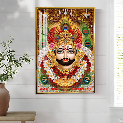 Baba Shyam Humara Premium Acrylic Vertical Wall Art