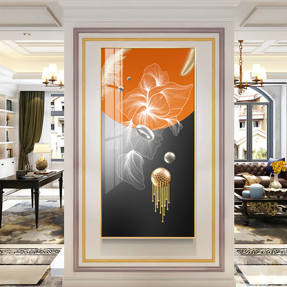 Abstract Modern Decorative Premium Acrylic Vertical Wall Art