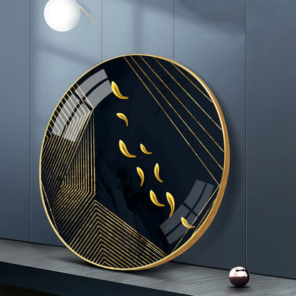 Golden Artwork Premium Acrylic Round Wall Art