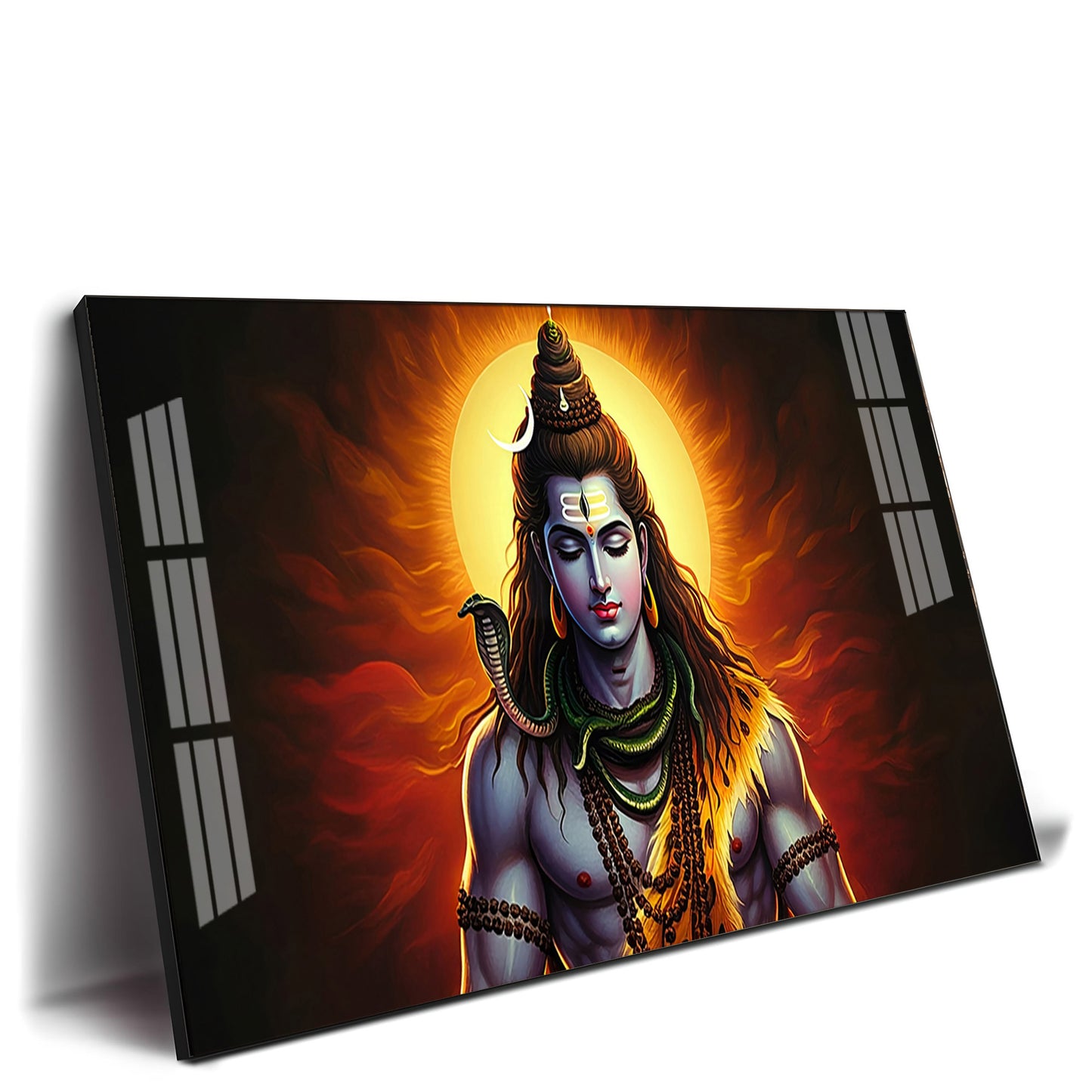 God Shiva Premium Acrylic Horizontal Wall Art
