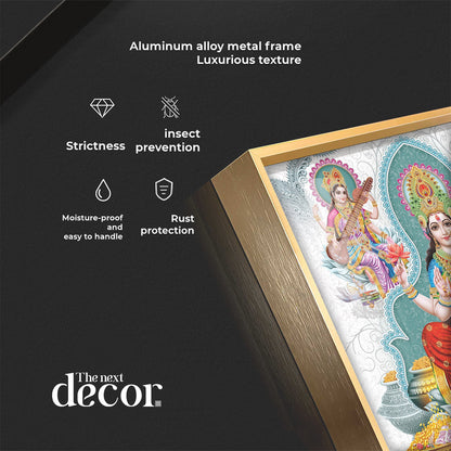 Supreme Serenity Deities Premium Acrylic Square Wall Art