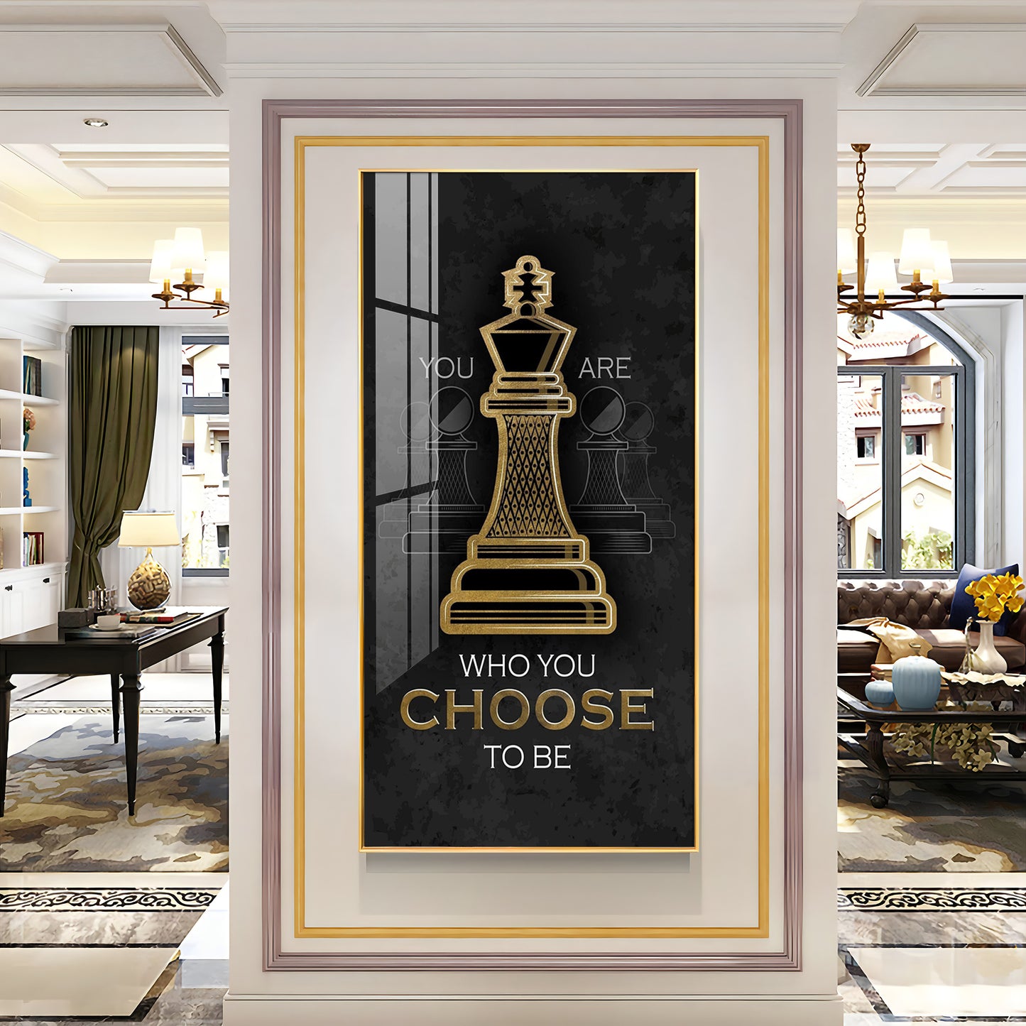 Who You Choose To Be Premium Acrylic Vertical Wall Art