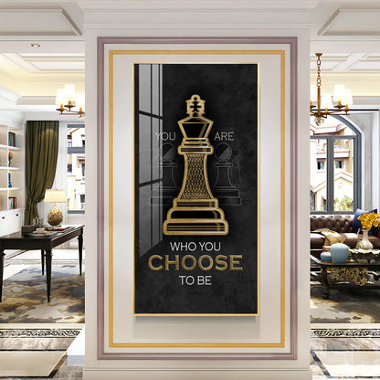 Who You Choose To Be Premium Acrylic Vertical Wall Art