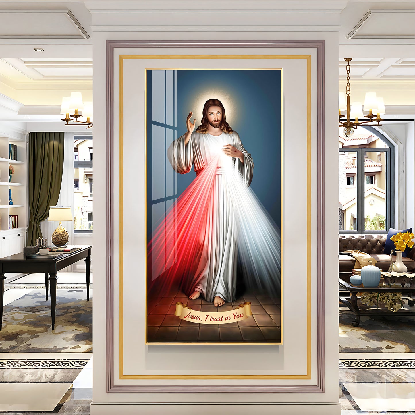 Jesus Christ Premium Acrylic Vertical Wall Art