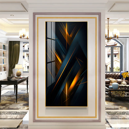 Abstract Modern Design For Entrance Premium Acrylic Vertical Wall Art