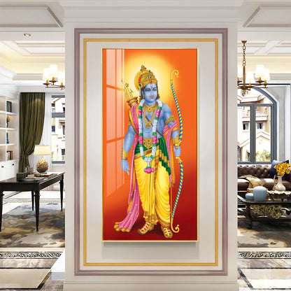 Lord Shri Ram Premium Acrylic Vertical Wall Art