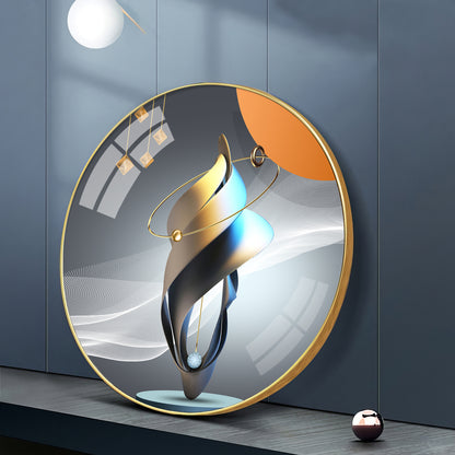 Modern Muse Premium Acrylic Round Wall Art