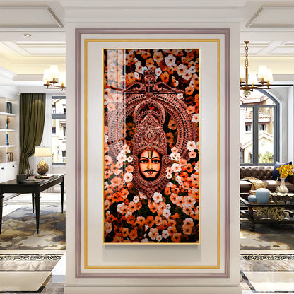 Jai Shree Shyam Premium Acrylic Vertical Wall Art