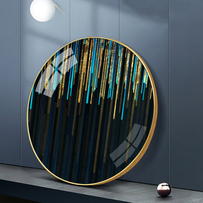 Colorful Palette Premium Acrylic Round Wall Art