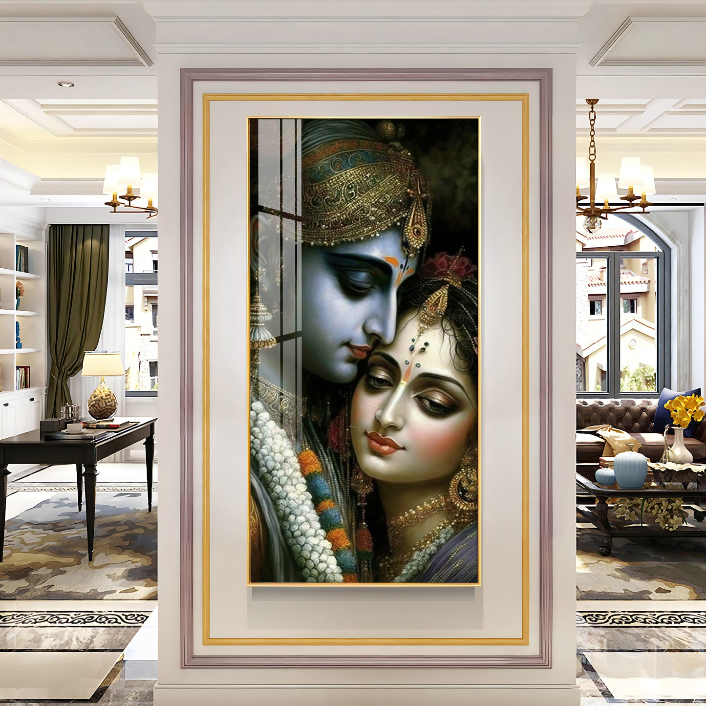 Sacred Love Premium Acrylic Vertical Wall Art